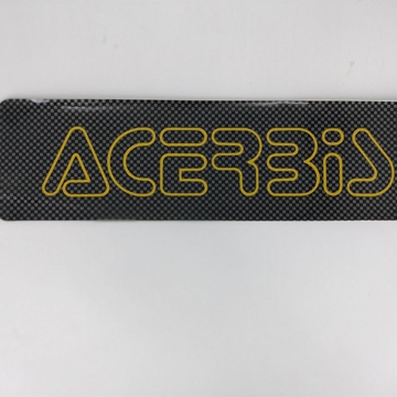 Adhesivo Acerbis decoración carbono para horquillas, escape... - Imagen 1