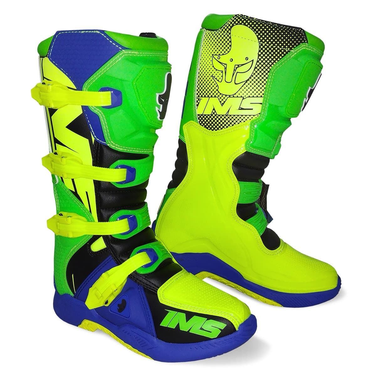 Botas IMS Factory verde/fluor - Imagen 1