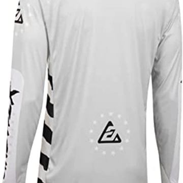 Camiseta Answer Elite Redzone gris/negro - Imagen 2