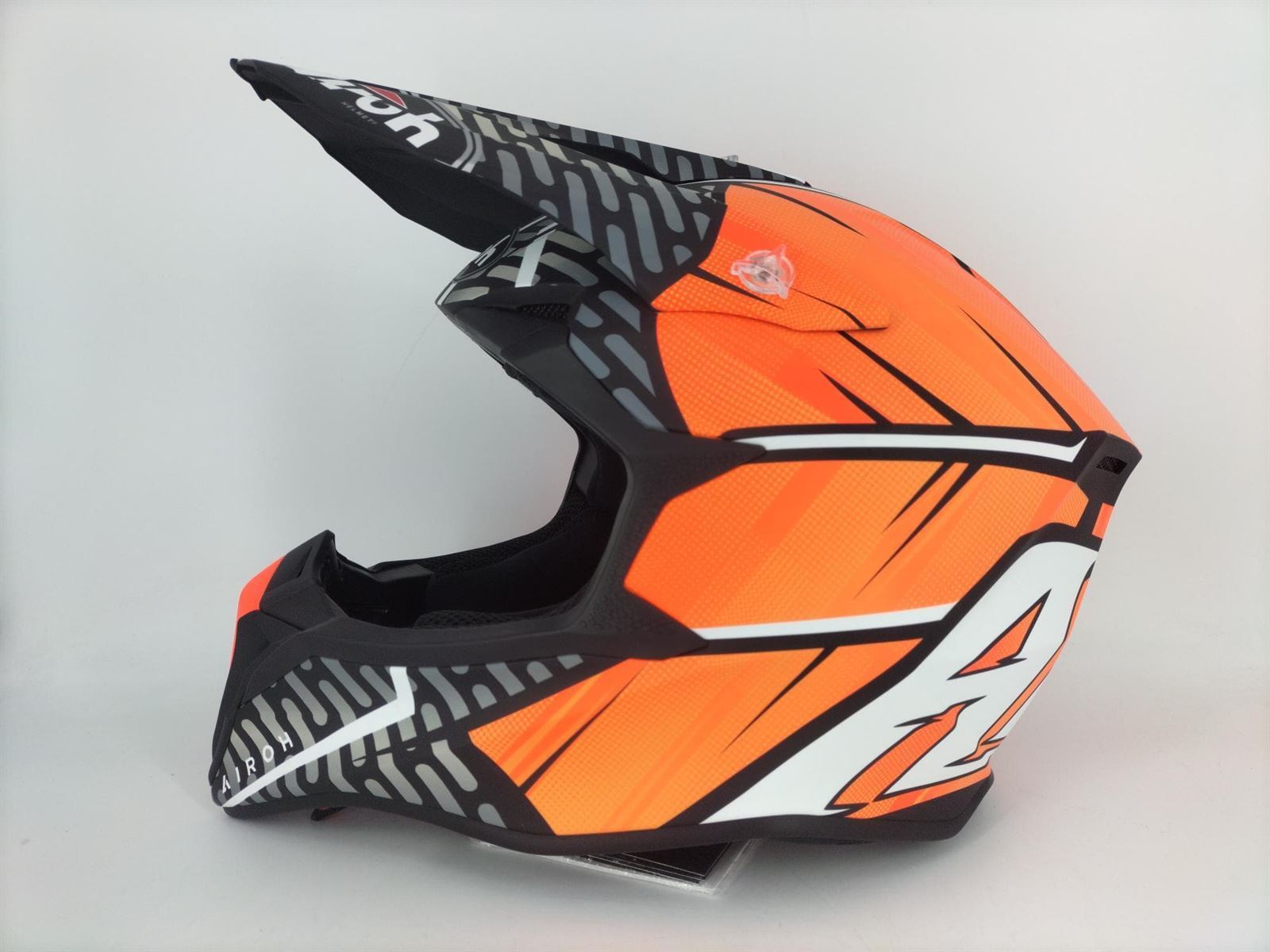 Casco Airoh Wraap Idol naranja/negro mate - Imagen 1