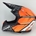 Casco Airoh Wraap Idol naranja/negro mate - Imagen 1