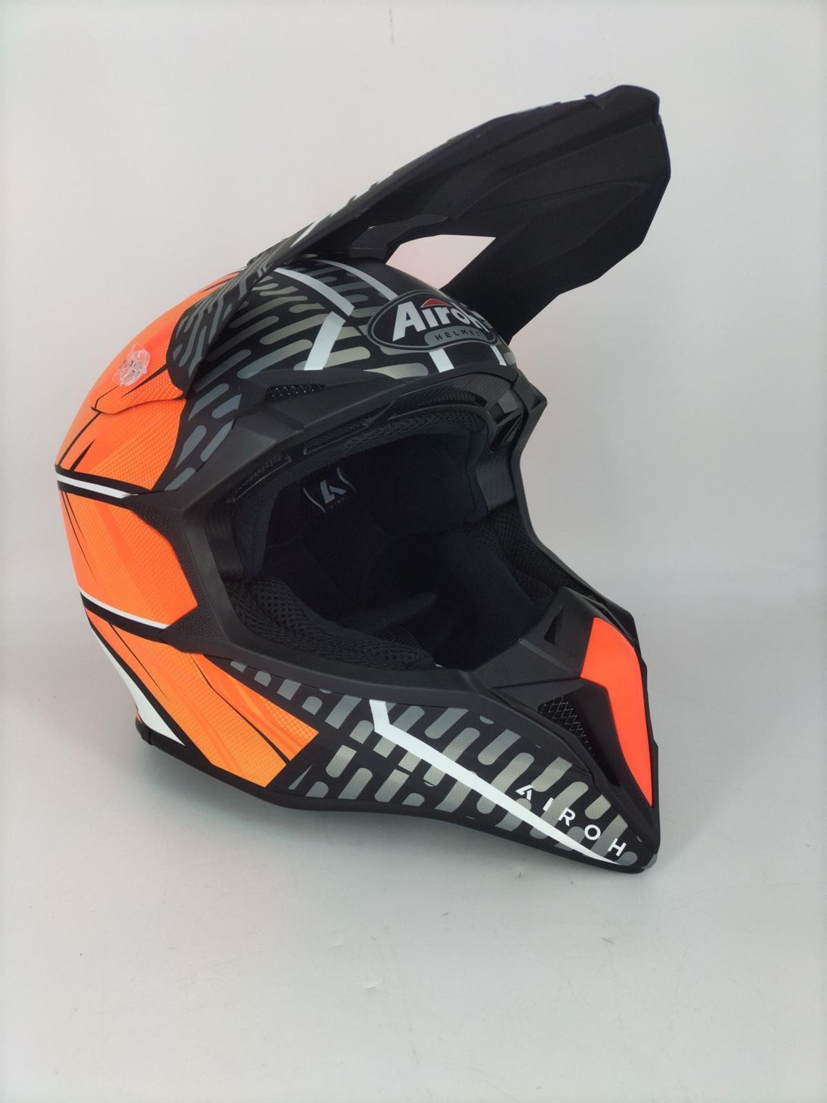 Casco Airoh Wraap Idol naranja/negro mate - Imagen 2