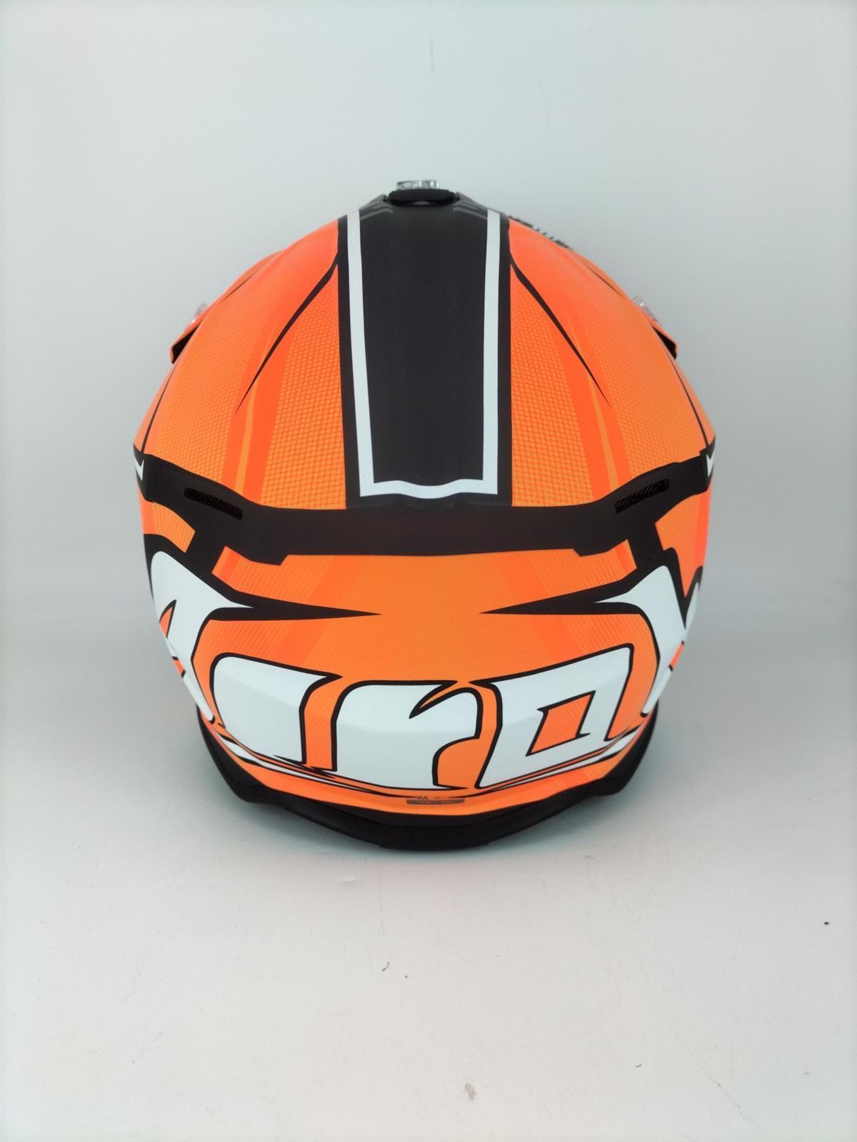 Casco Airoh Wraap Idol naranja/negro mate - Imagen 3