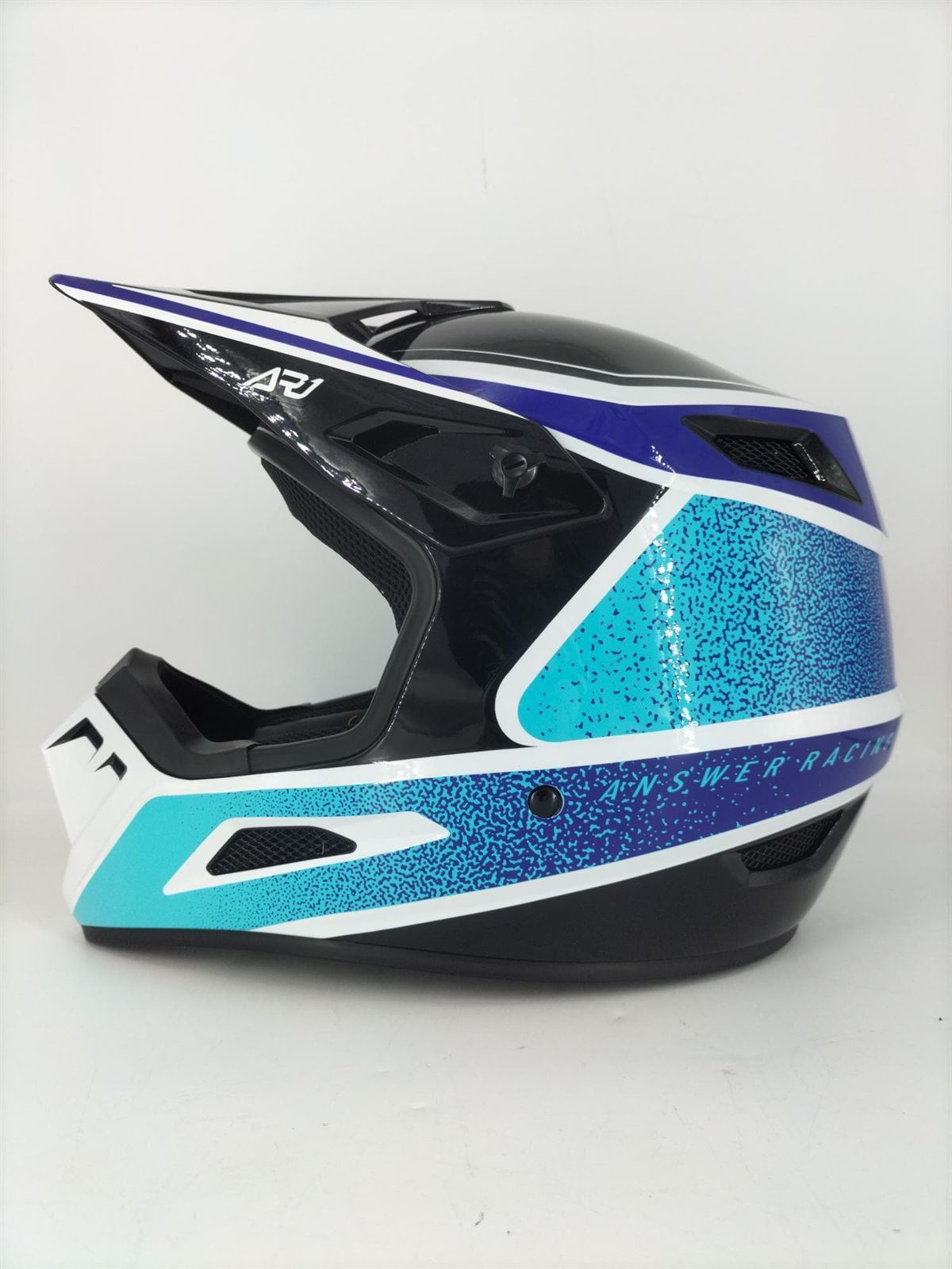 Casco Answer AR1 azul/blanco - Imagen 1