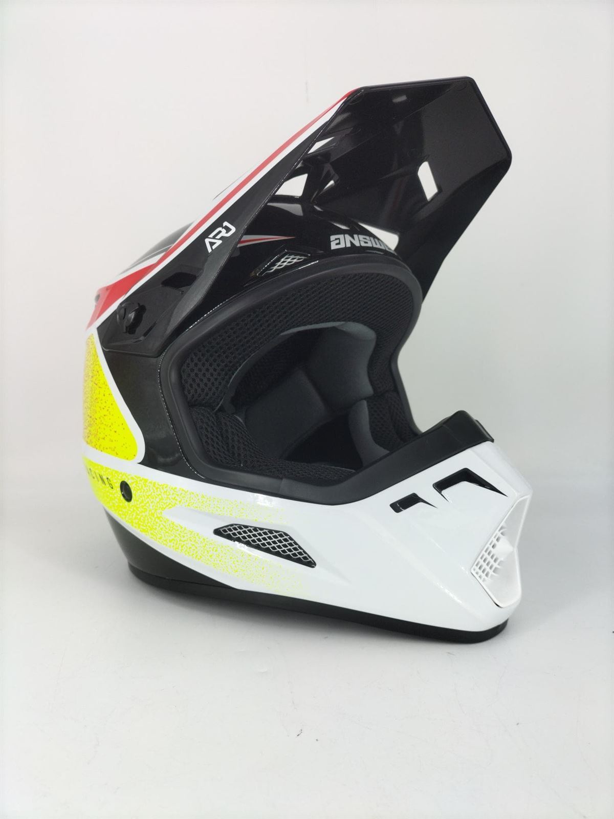 Casco Answer AR1 junior rojo/amarilo - Imagen 3