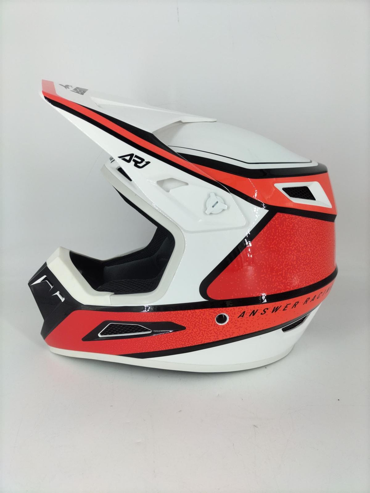 Casco Answer AR1 junior rojo/blanco - Imagen 1