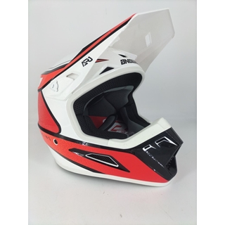 Casco Answer AR1 junior rojo/blanco - Imagen 2