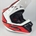 Casco Answer AR1 junior rojo/blanco - Imagen 2