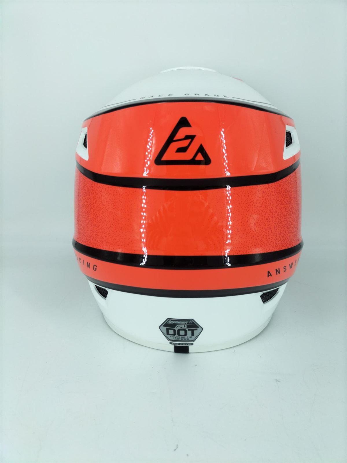 Casco Answer AR1 junior rojo/blanco - Imagen 4