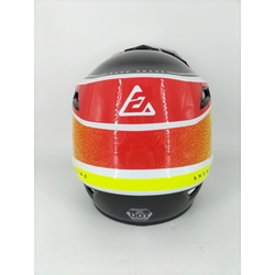 Casco Answer AR1 rojo/amarilo - Imagen 2
