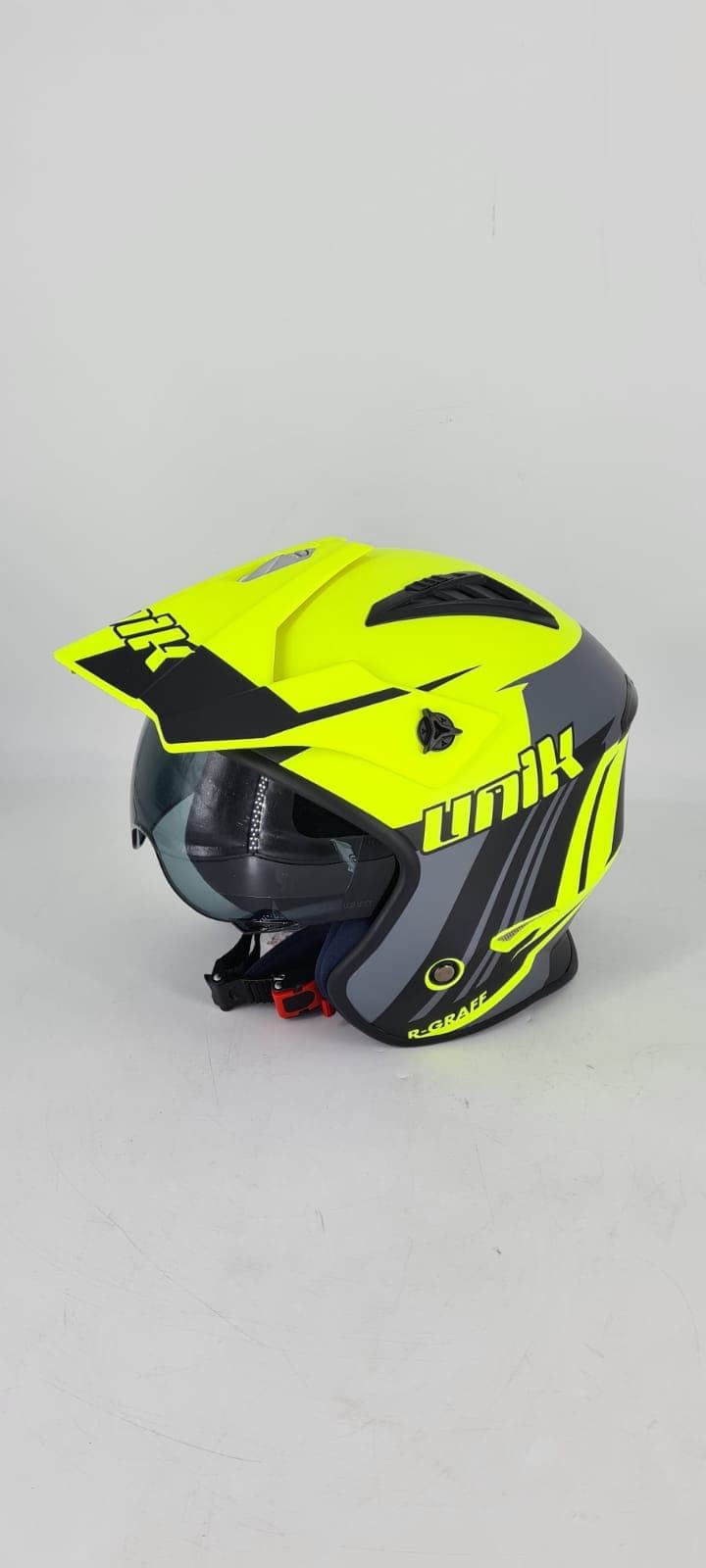 Casco de trial Unik CT-07 Amarillo / negro - Imagen 1