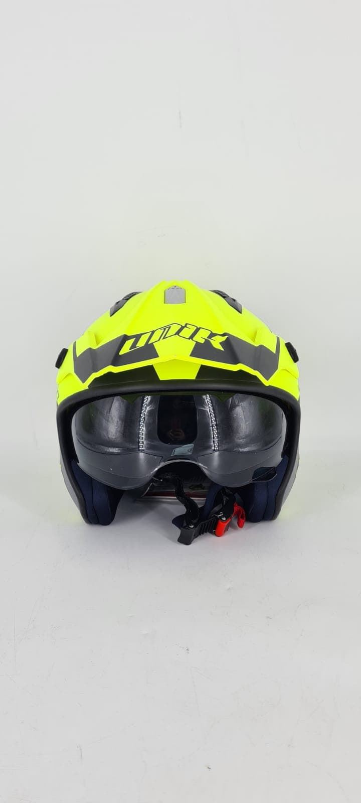 Casco de trial Unik CT-07 Amarillo / negro - Imagen 4