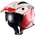 Casco de trial Unik CT-07 rojo/blanco - Imagen 1