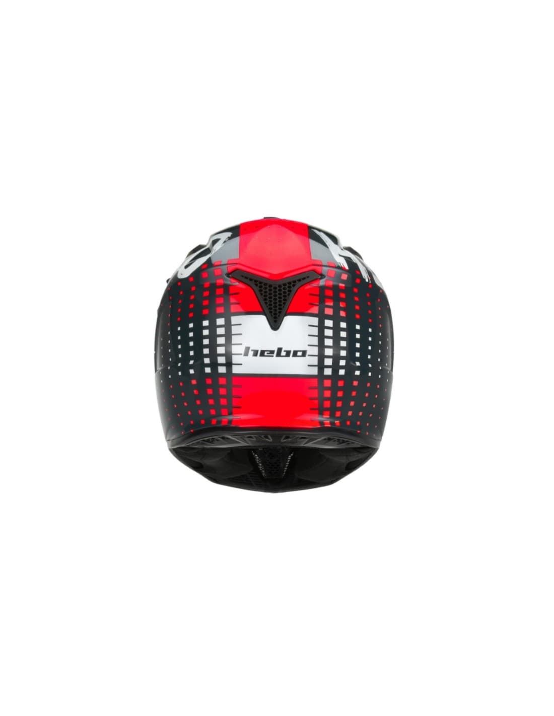 Casco Hebo HMX-P01 Dots Negro/rojo - Imagen 4