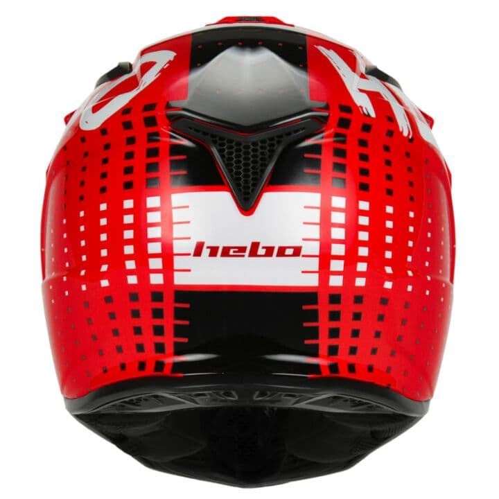 Casco Hebo HMX-P01 Dots rojo - Imagen 4