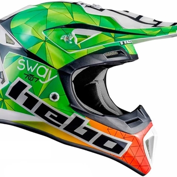 Casco Hebo Sway verde/naranja - Imagen 1