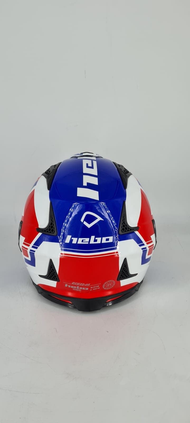 Casco Hebo Zone 4 Air Balance blanco/rojo/azul - Imagen 3