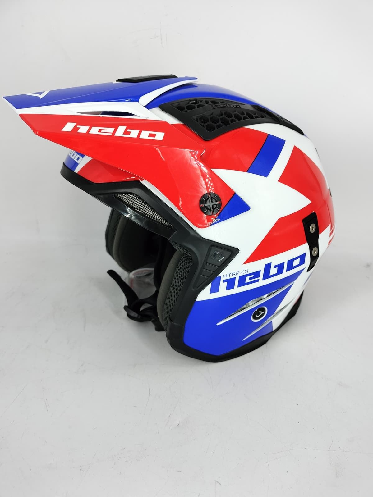 Casco Hebo Zone 4 Air Balance Rojo/Azul/Blanco - Imagen 1