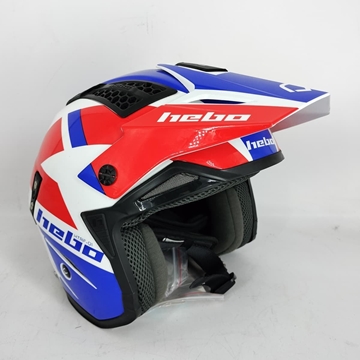 Casco Hebo Zone 4 Air Balance Rojo/Azul/Blanco - Imagen 2