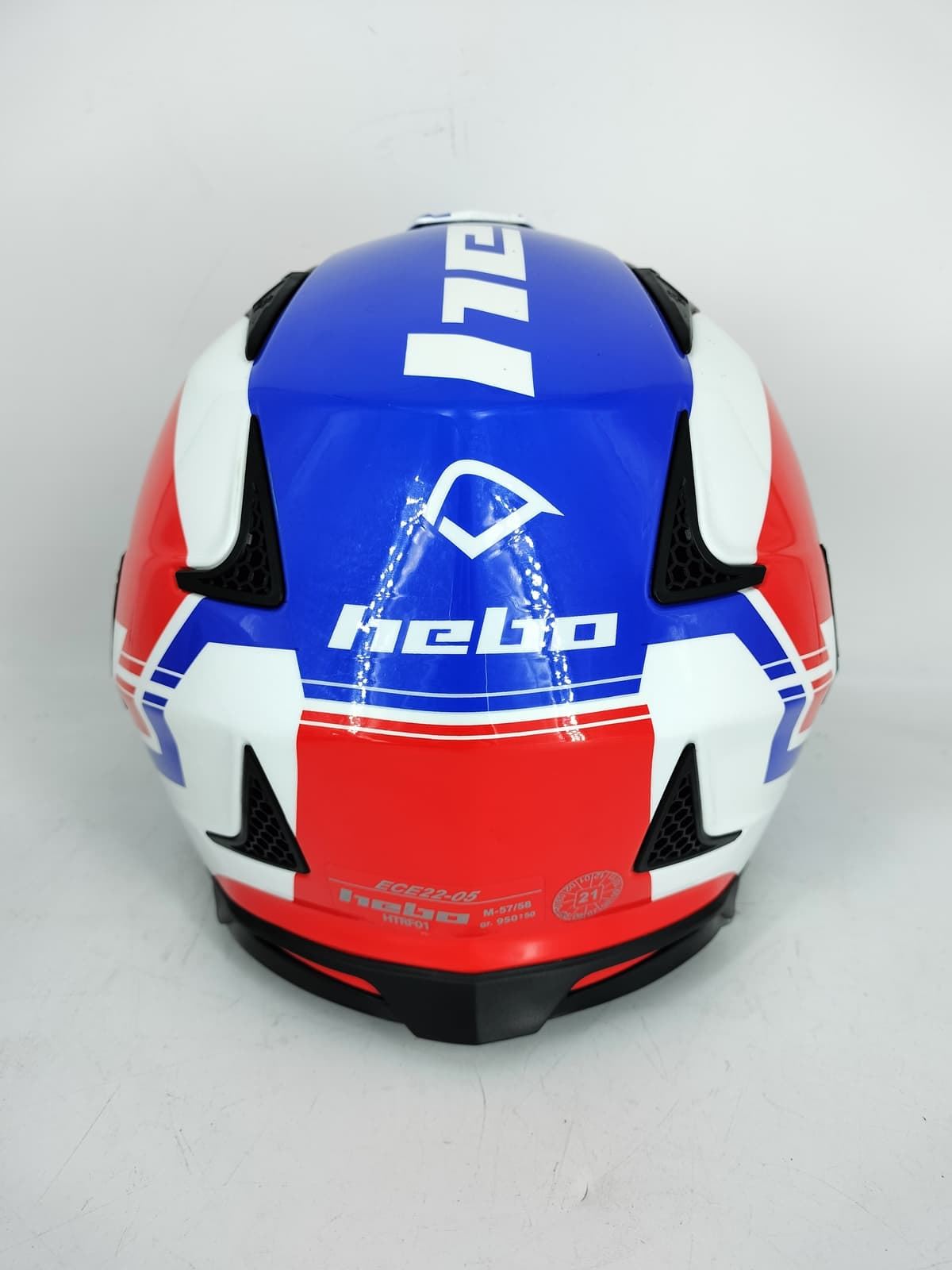 Casco Hebo Zone 4 Air Balance Rojo/Azul/Blanco - Imagen 5