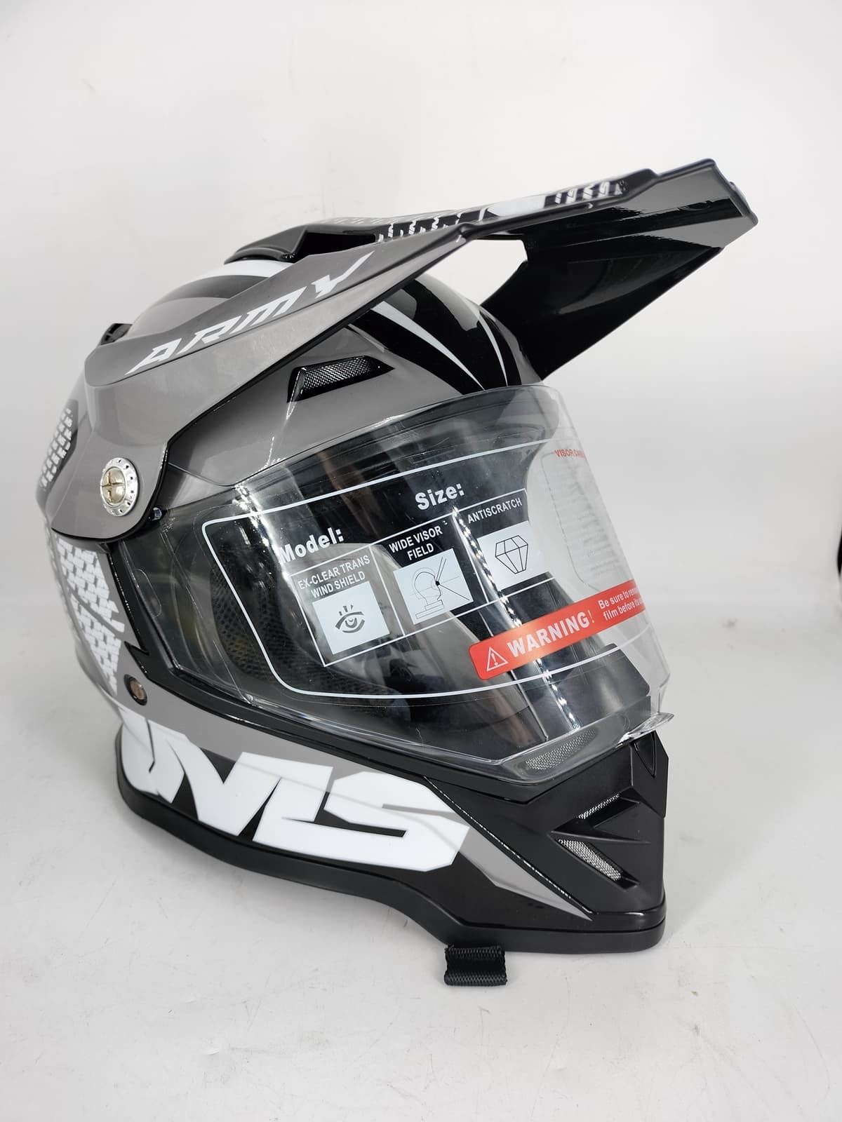 Casco IMS Army Negro/blanco - Imagen 1
