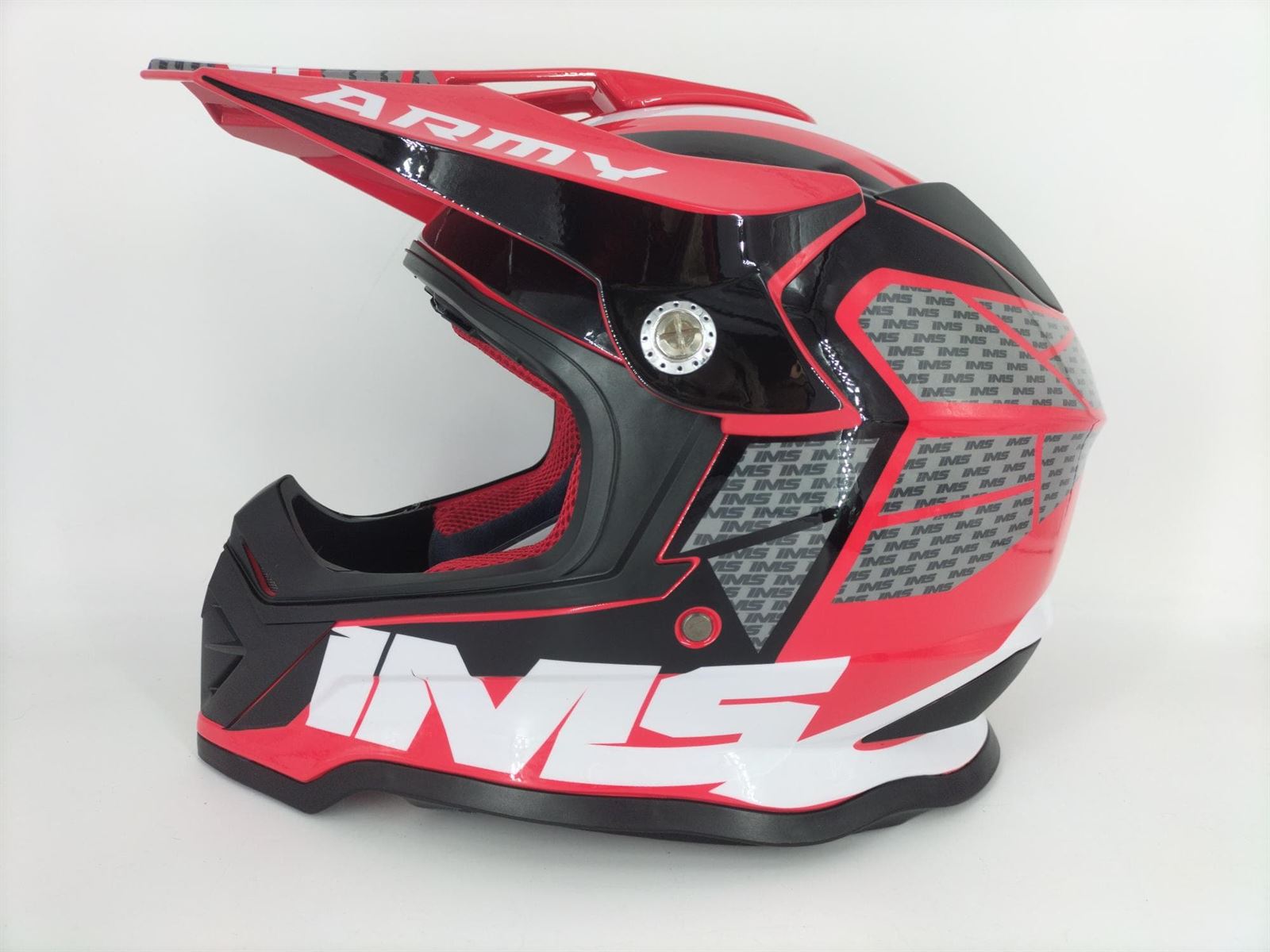 Casco IMS Army rojo - Imagen 1