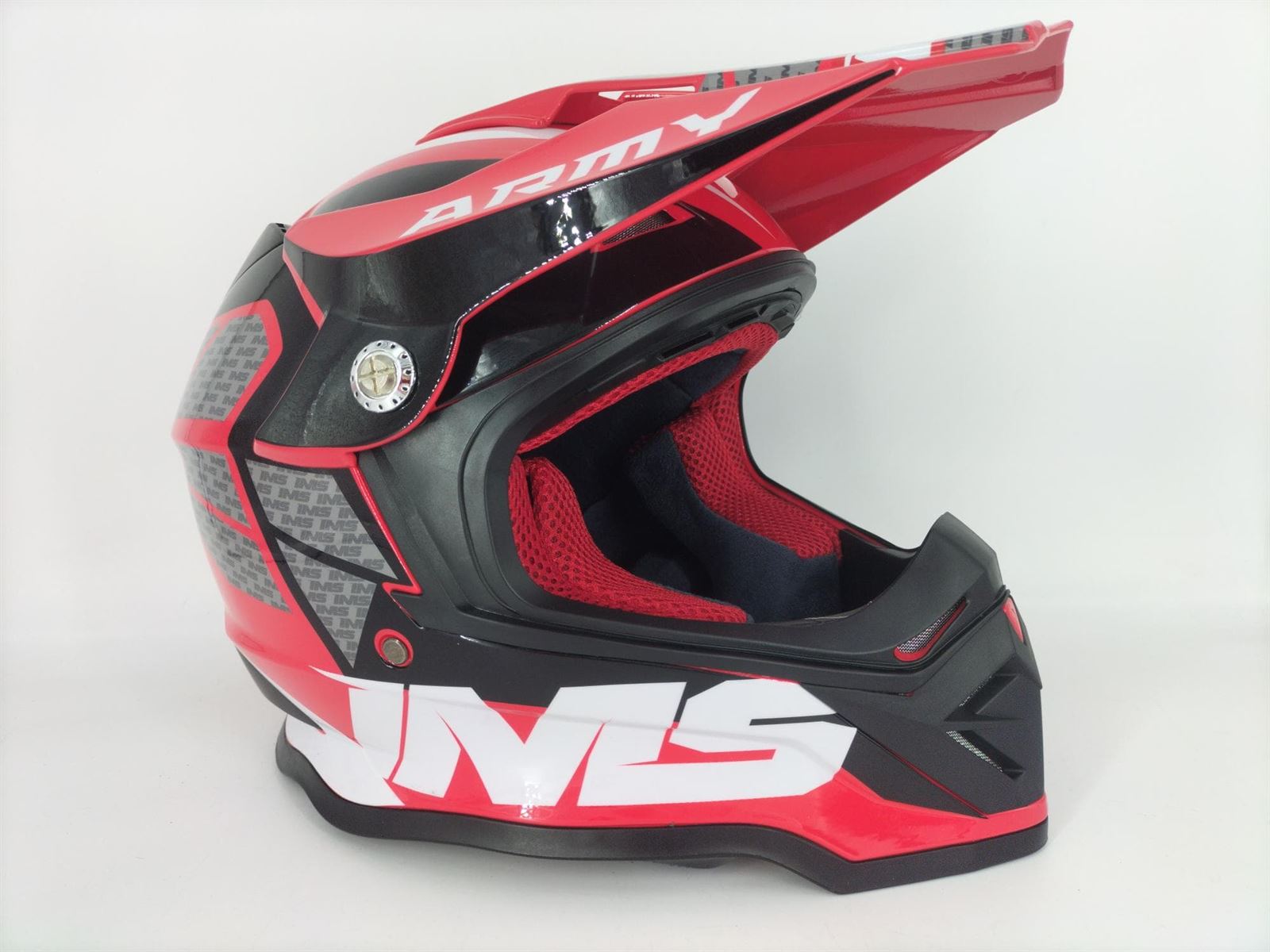 Casco IMS Army rojo - Imagen 2