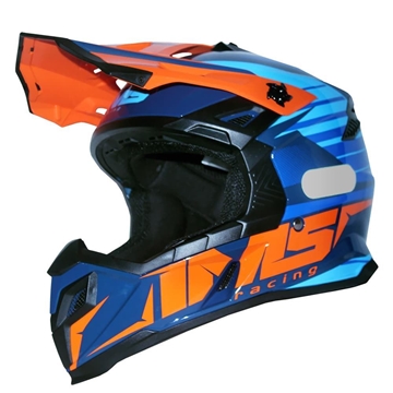 Casco motocross infantil airoh wraap mood naranja mate talla xxs