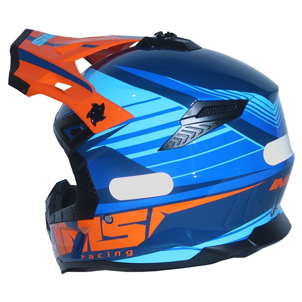 Casco IMS Sprint azul/naranja - Imagen 3