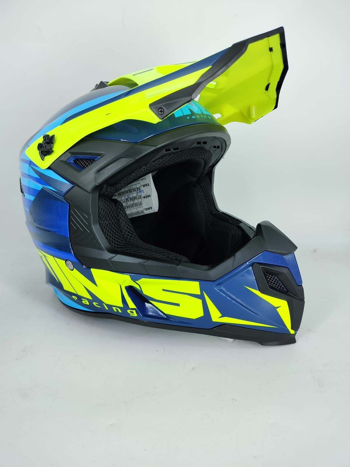Casco IMS Sprint UX-20 azul/amarillo - Imagen 2