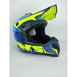 Casco IMS Sprint UX-20 azul/amarillo - Imagen 2