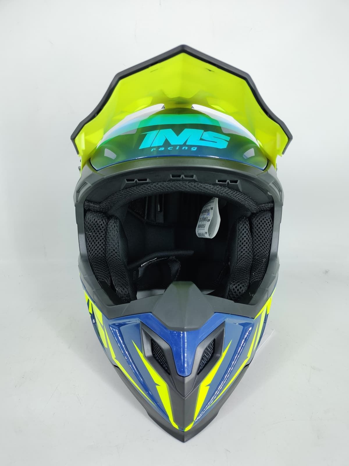 Casco IMS Sprint UX-20 azul/amarillo - Imagen 3