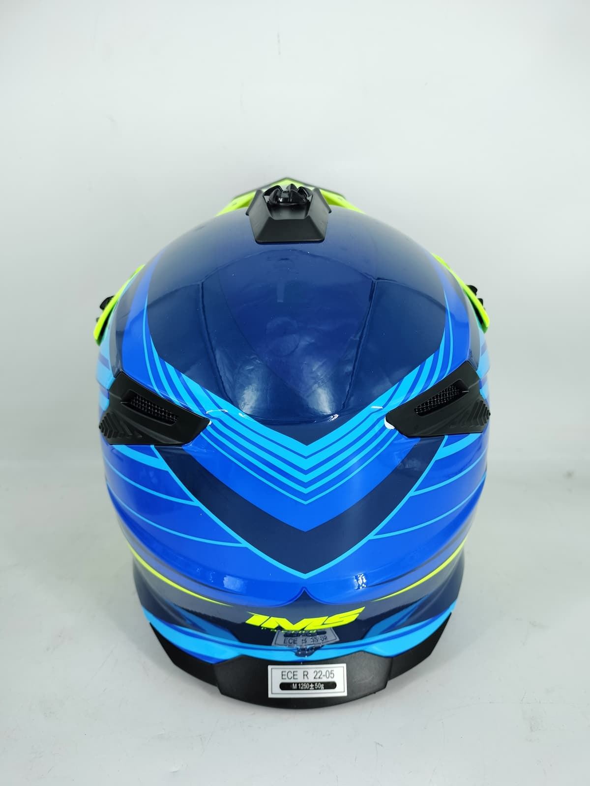 Casco IMS Sprint UX-20 azul/amarillo - Imagen 4