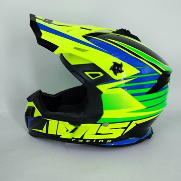 Casco IMS Sprint UX-20 azul/verde/amarillo - Imagen 1