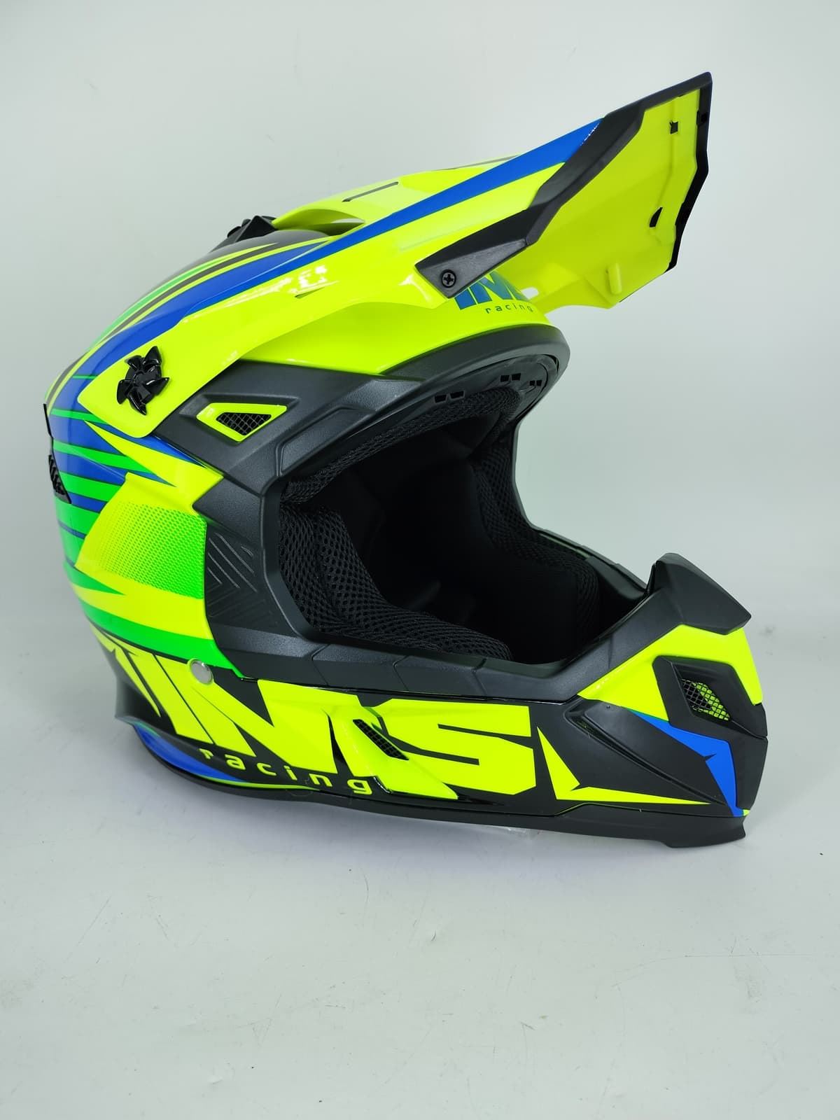 Casco IMS Sprint UX-20 azul/verde/amarillo - Imagen 2