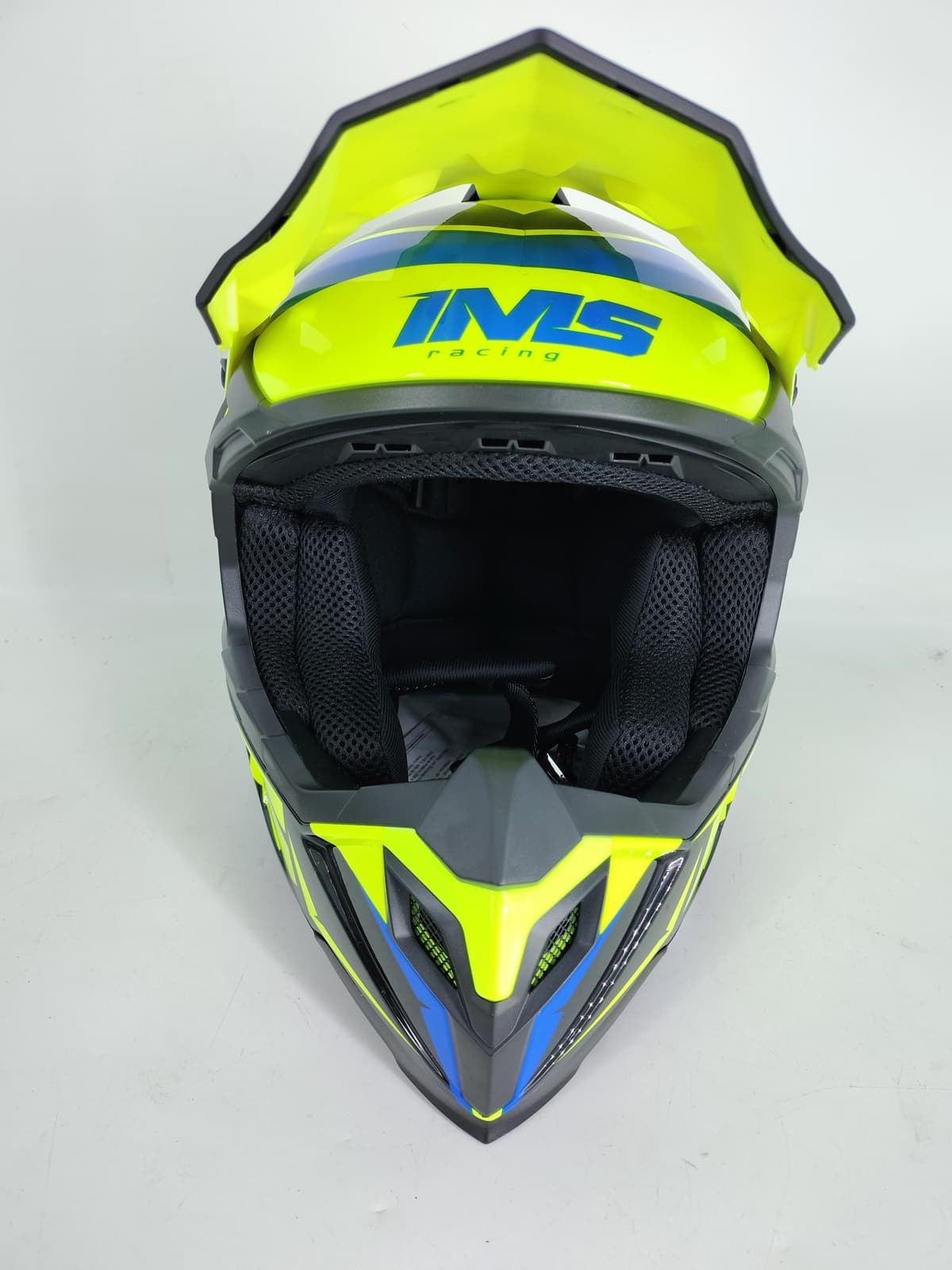 Casco IMS Sprint UX-20 azul/verde/amarillo - Imagen 3
