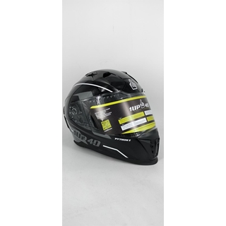 Casco integral 1Up4D Python M69 Negro/blanco - Imagen 1