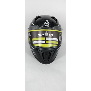 Casco integral 1Up4D Python M69 Negro/blanco - Imagen 2