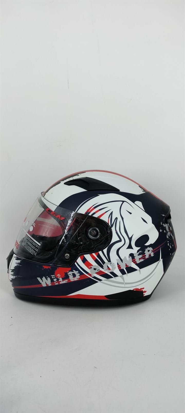 Casco integral CGM 265G Lucky Wild junior Blanco/azul/rojo mate - Imagen 3