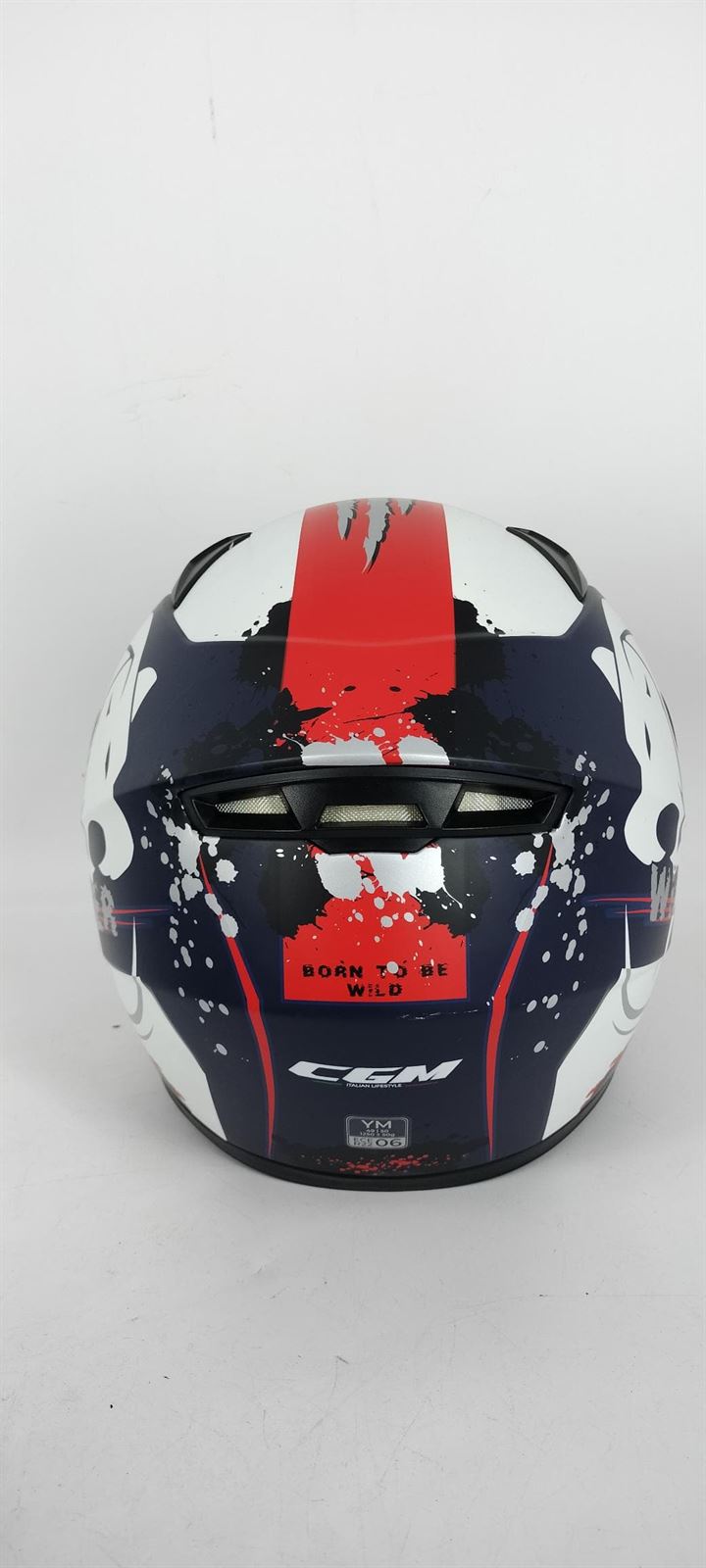 Casco integral CGM 265G Lucky Wild junior Blanco/azul/rojo mate - Imagen 4