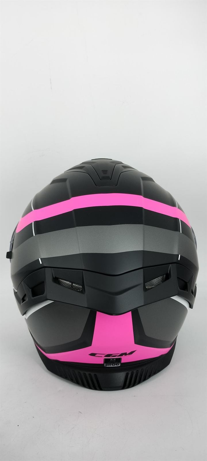 Casco integral CGM 363X Shot Run Negro/rosa mate - Imagen 5