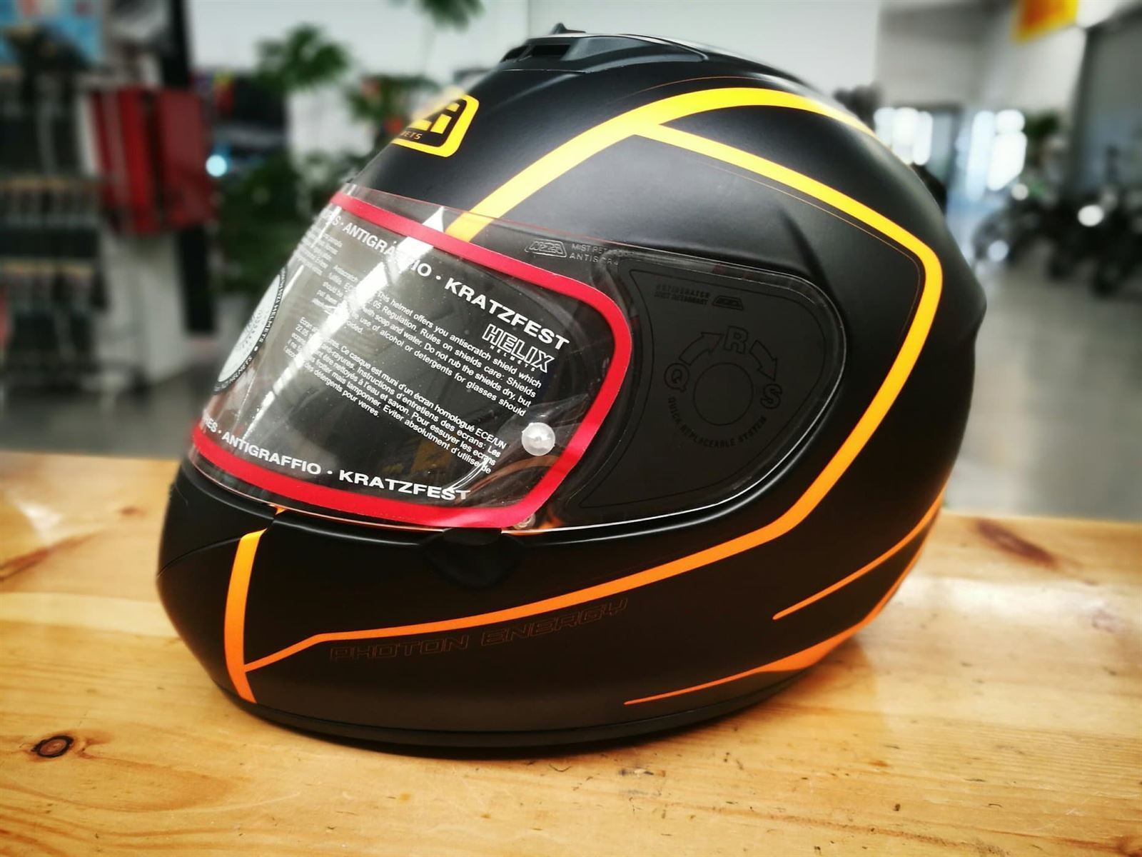 Casco integral NZI Spyder V de carbono - Imagen 3