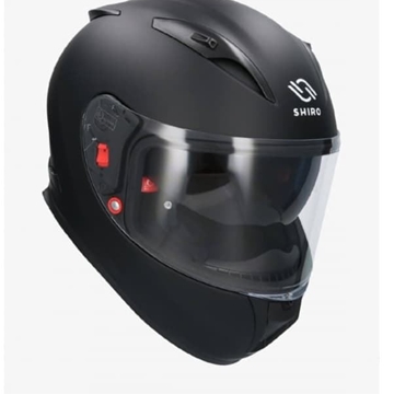 Casco integral Shiro SH-605 negro mate - Imagen 1