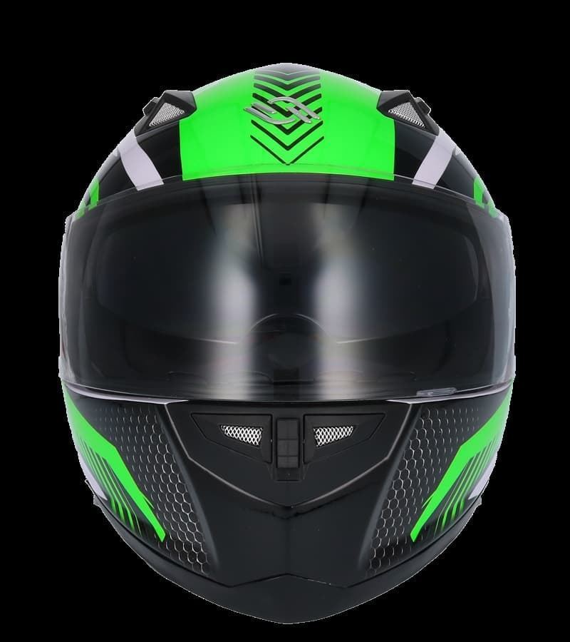 Casco integral Shiro SH-881 verde/blanco - Imagen 2