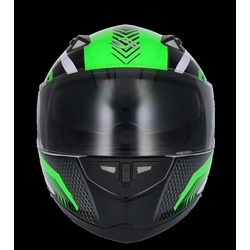 Casco integral Shiro SH-881 verde/blanco - Imagen 2