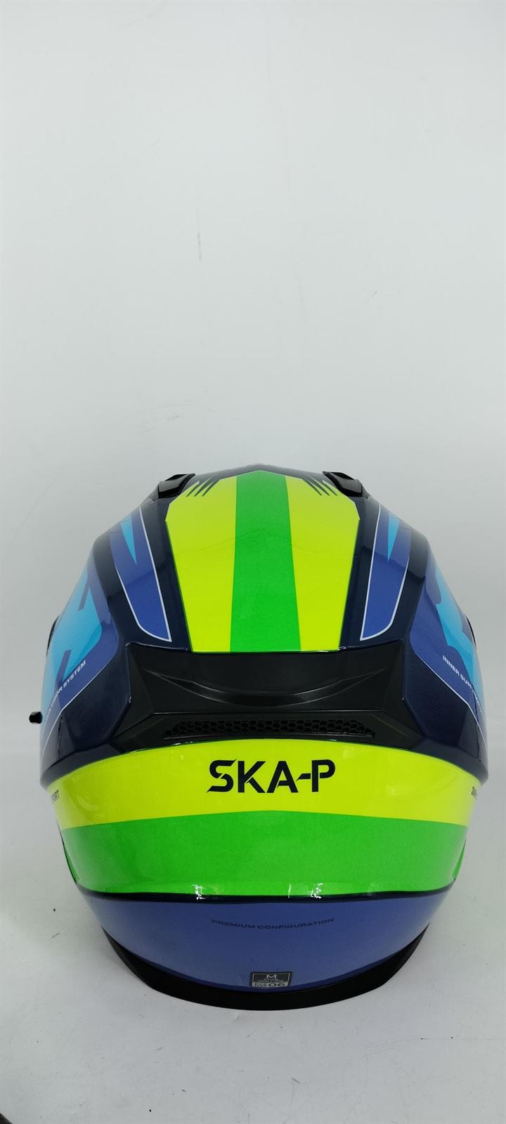 Casco integral SKA-P 3MHG Speeder Sport azul/fluor - Imagen 4