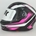 Casco integral Unik CI-01 Beep rosa/negro - Imagen 1