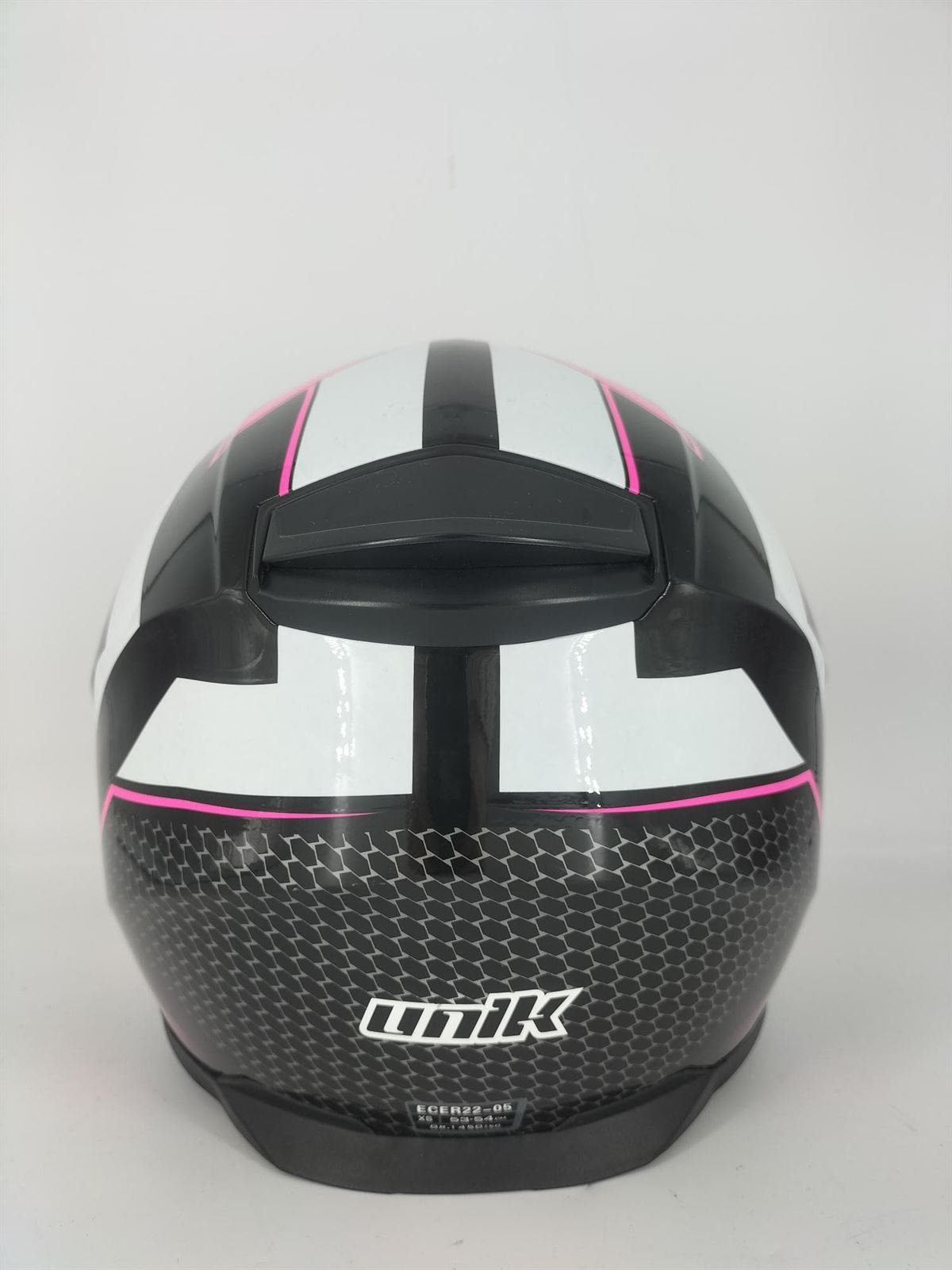 Casco integral Unik CI-01 Beep rosa/negro - Imagen 3