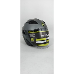 Casco jet 1UP4D Medusa gris mate - Imagen 1