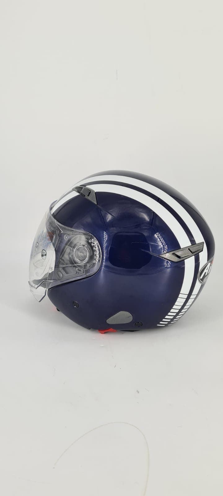 Casco jet Airoh City One Flash Dark azul - Imagen 3